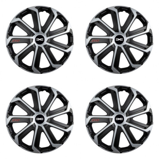 Poklice pro Dacia (nové logo) 16 Evo black&silver
