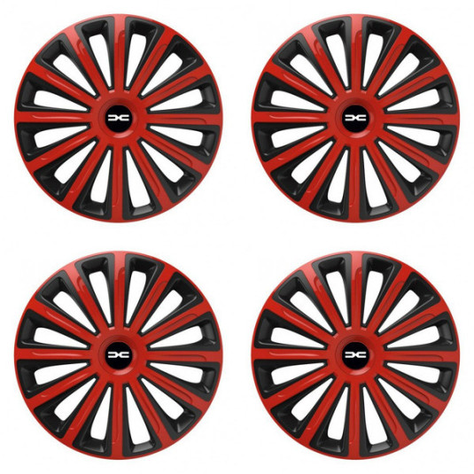 Poklice pro Dacia (nové logo) 16 TREND red and black