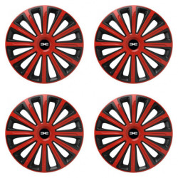 Poklice pro Dacia (nové logo) 16 TREND red and black