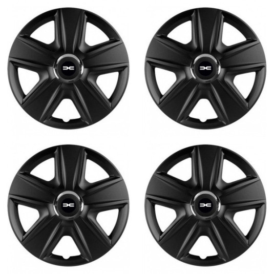 Poklice pro Dacia (nové logo) 16 ESPRIT RC BLACK
