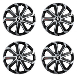 Poklice pro Peugeot (staršie logo) 14 Evo black&silver