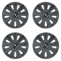 Poklice pro Peugeot (staršie logo) 15 Aviator carbon grafite