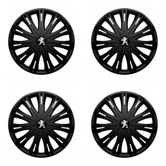 Poklice pro Peugeot (staršie logo) 17 SPARK BLACK