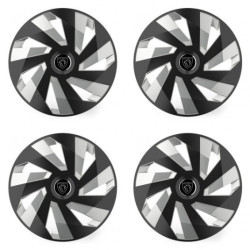 Poklice pro Peugeot (nové logo) 14 Vector RC black and silver