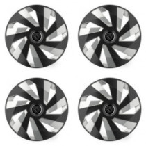 Poklice pro Peugeot (nové logo) 15 Vector RC black and silver