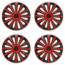 Poklice pro Peugeot (nové logo) 15 TREND red and black