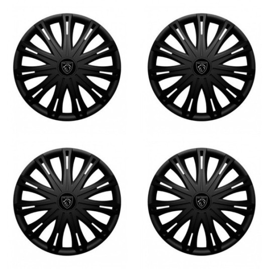 Poklice pro Peugeot (nové logo) 15 SPARK BLACK