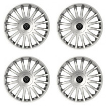 Poklice pro Peugeot (nové logo) 16 CRYSTAL silver