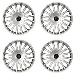 Poklice pro Peugeot (nové logo) 16 CRYSTAL silver