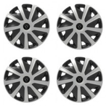 Poklice pro Peugeot (nové logo) pre dodávky 16 Craft silver and black