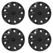 Poklice pro Peugeot (nové logo) pre dodávky 16 Craft black