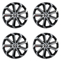 Poklice pro Renault (staršie logo) 14 Evo black&silver