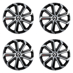 Poklice pro Renault (staršie logo) 14 Evo black&silver