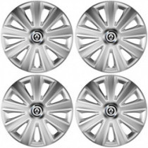 Poklice pro Renault (staršie logo) 14 Aviator carbon RC silver