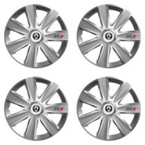 Poklice pro Renault (staršie logo) 14 GTX CARBON silver