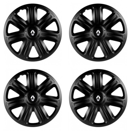 Poklice pro Renault (staršie logo) 14 COMFORT BLACK