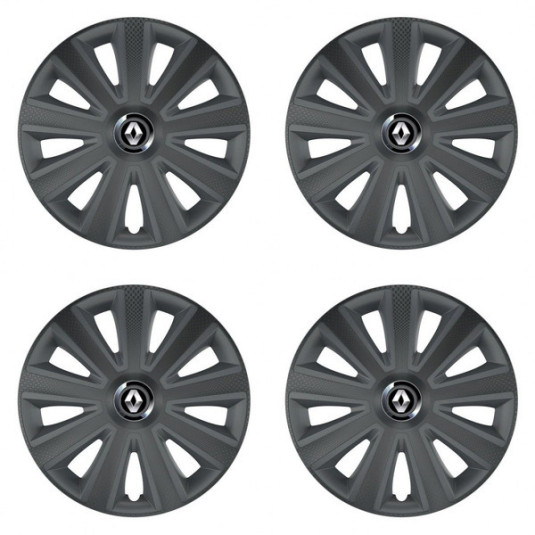 Poklice pro Renault (staršie logo) 15 Aviator carbon grafite