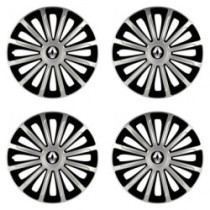 Poklice pro Renault (staršie logo) 15 TREND silver and black