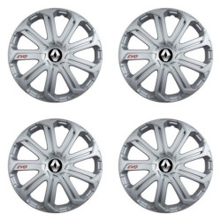 Poklice pro Renault (staršie logo) 16 Evo silver