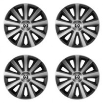 Poklice pro Renault (staršie logo) 16 Aviator carbon silver&black