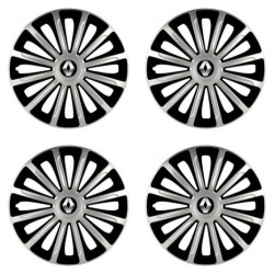 Poklice pro Renault (staršie logo) 16 TREND silver and black
