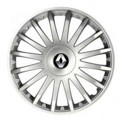 Poklice pro Renault (staršie logo) 16 CRYSTAL silver