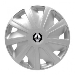 Poklice pro Renault (staršie logo) pre dodávky 16 Craft silver