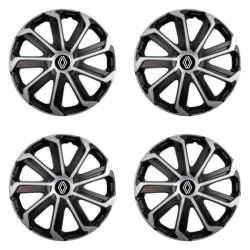 Poklice pro Renault (nové logo) 15 Evo black&silver
