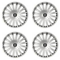 Poklice pro Renault (nové logo) 15 CRYSTAL silver