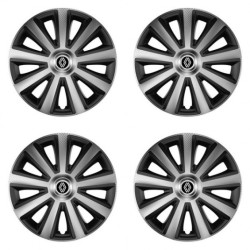 Poklice pro Renault (nové logo) 16 Aviator carbon silver&black