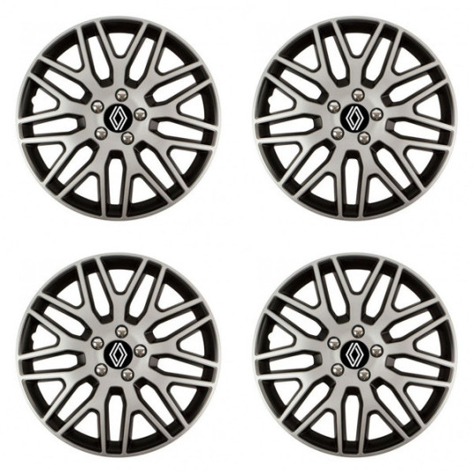 Poklice pro Renault (nové logo) 16 Dakar NC silver and black