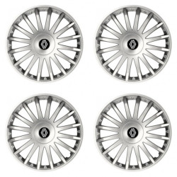 Poklice pro Renault (nové logo) 16 CRYSTAL silver