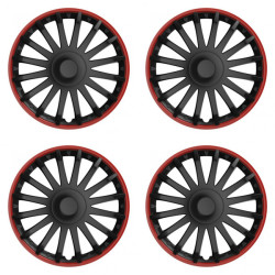 Puklice 15 CRYSTAL RO black