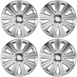 Puklice Aviator carbon RC 15 silver VERSACO