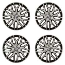 Poklice pro VW (černé) 14 Dakar NC silver and black