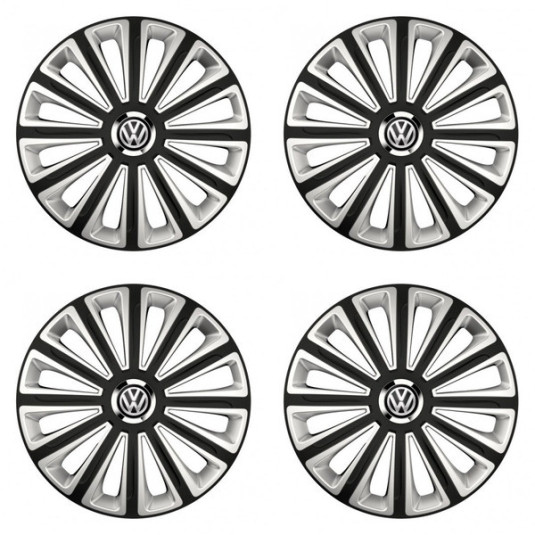 Poklice pro VW (černé) 14 TREND RC double colour