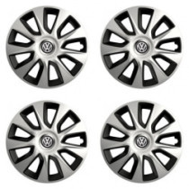 Poklice pro VW (černé) 14 STRATOS double colour