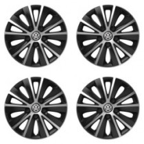 Poklice pro VW (černé) 14 RAPIDE silver and black