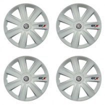 Poklice pro VW (černé) 15 GTX carbon white