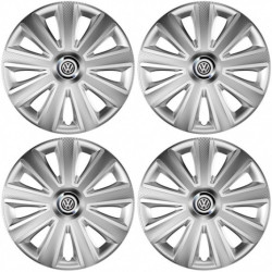 Poklice pro VW (černé) 15 Aviator carbon silver