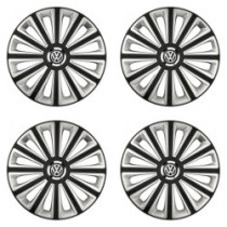 Poklice pro VW (černé) 15 TREND RC double colour