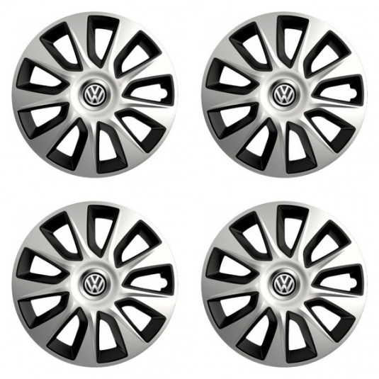 Poklice pro VW (černé) 15 STRATOS double colour - výpredaj