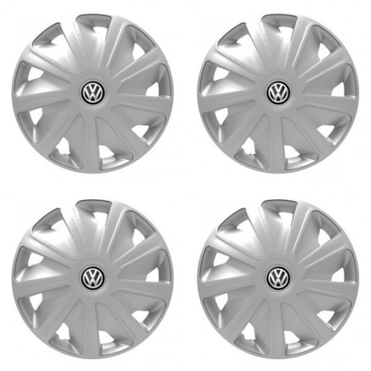 Poklice pro VW (černé) pre dodávky 15 Craft silver