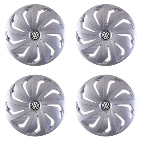 Poklice pro VW (černé) 16 WIND RC SI