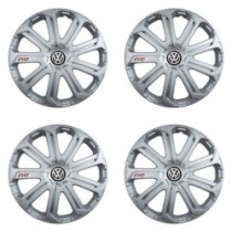 Poklice pro VW (černé) 16 Evo silver
