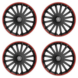 Poklice pro VW (černé) 16 CRYSTAL RO black