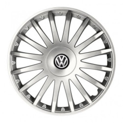Poklice pro VW (černé) 16 CRYSTAL silver
