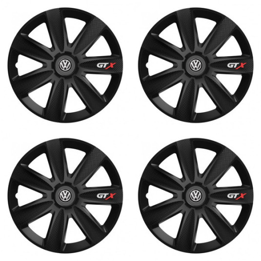 Poklice pro VW (černé) 16 GTX CARBON black