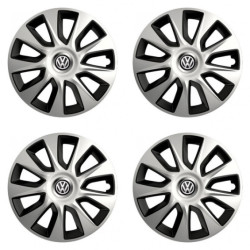 Poklice pro VW (černé) 16 STRATOS double colour