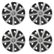 Poklice pro VW (černé) pre dodávky 16 Craft silver and black